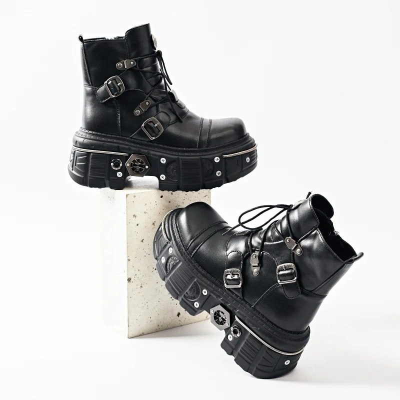 Men'S Accessories Leather - Plate-forme 2025 nouveau Style européen et