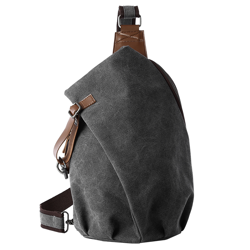 Men'S Accessories Backpack - Sac à bandoulière en toile rétro