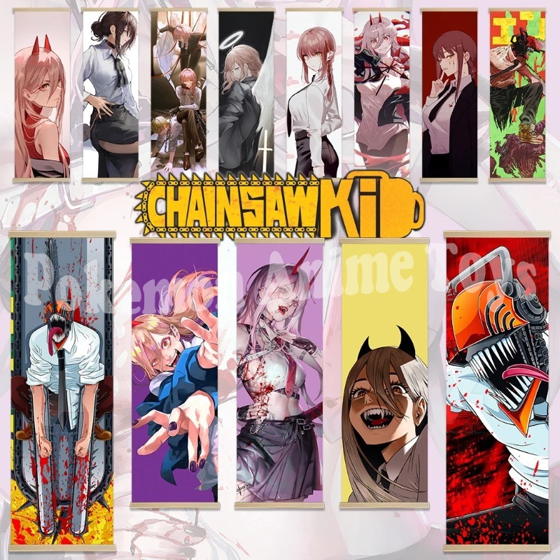 Men'S Accessories Rack - Affiche de dessin animé Chainsaw Man,