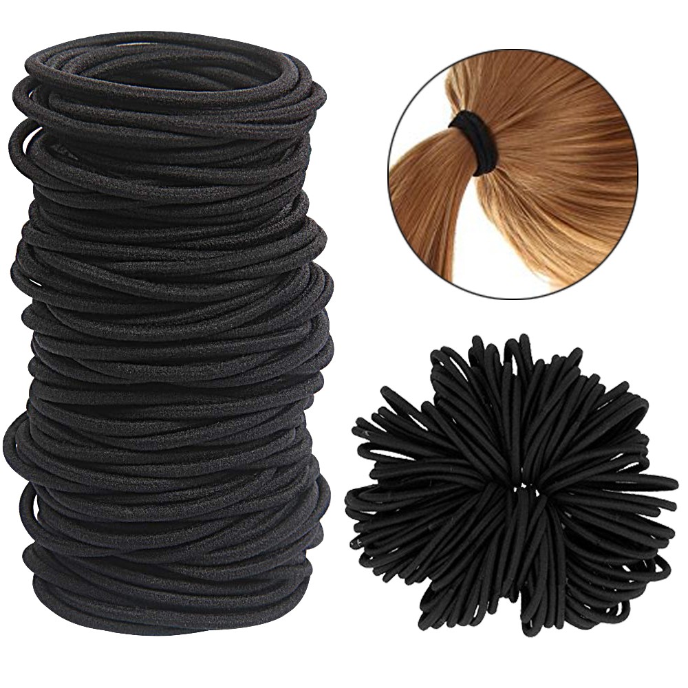 Men'S Accessories Rings - 10/30/50pcs 4MM noir petits attaches de