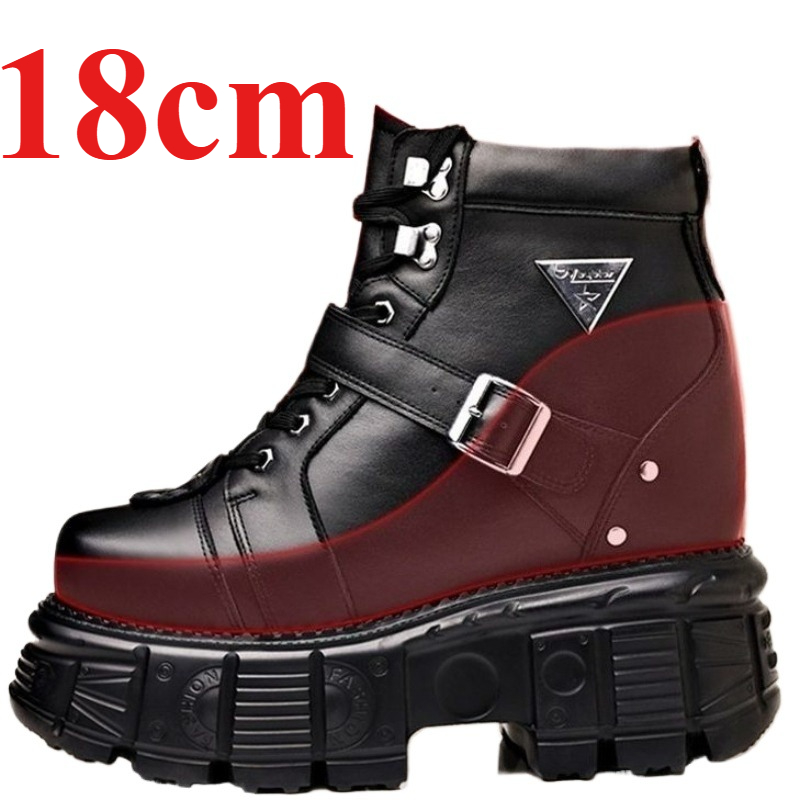 Men'S Accessories Leather - Bottes de moto en cuir véritable