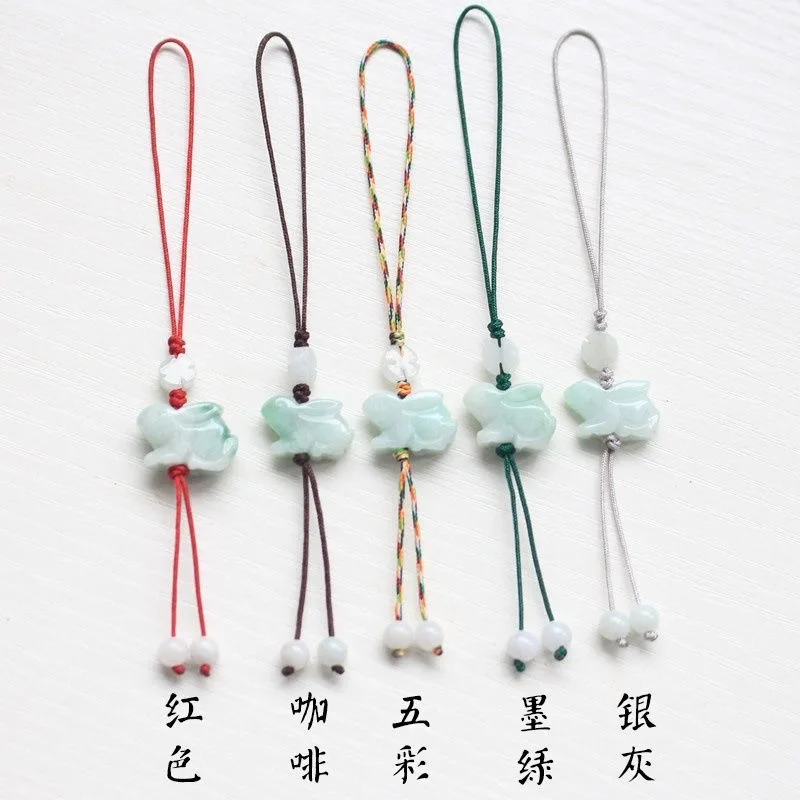 Men Accessories For Hand - Personnalisation naturel émeraude lapin chinois bricolage