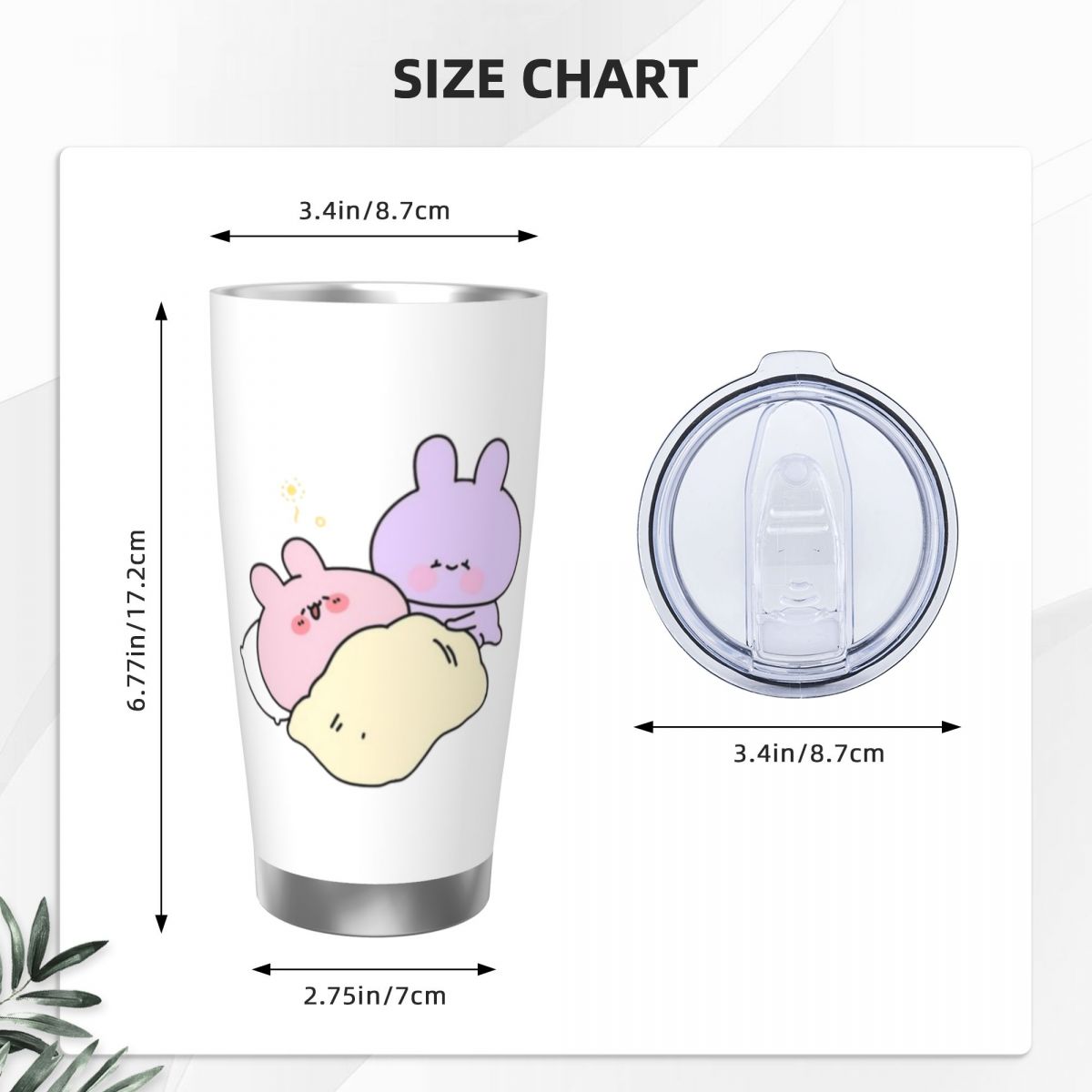 Asamimichaan Cute Asamimi Tass - Flask Stainless Steel avis et prix