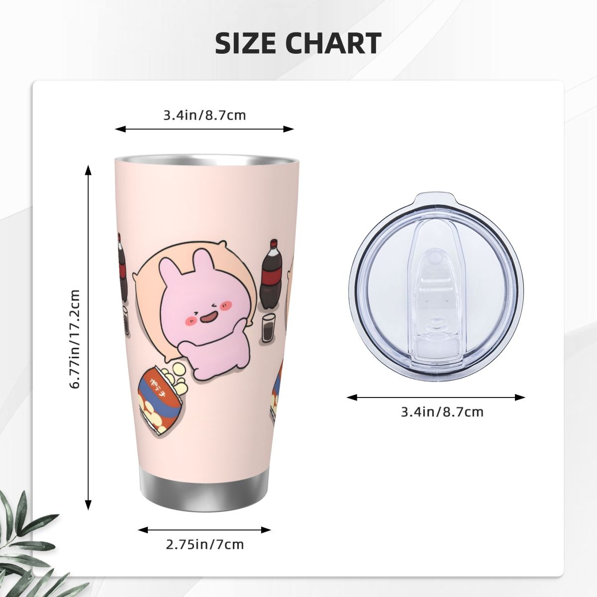 Asamimichaan Cute Asamimi Tass - Flask Stainless Steel avis et prix
