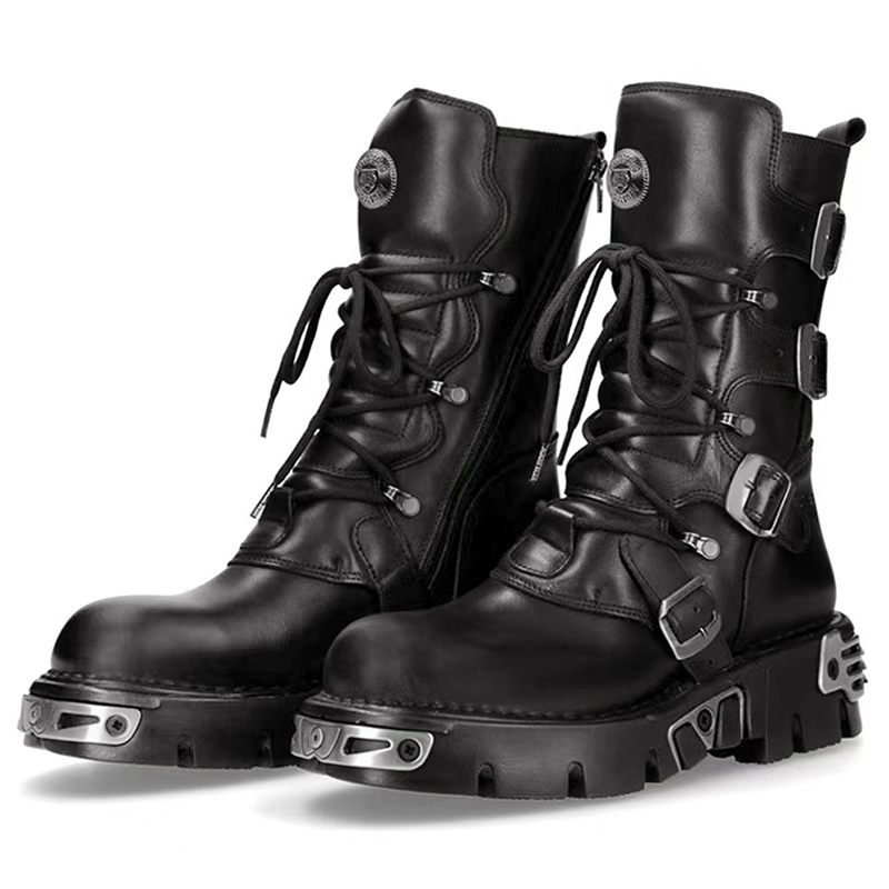 Hommes de luxe mode punk gothi - Men'S Accessories Leather avis et prix
