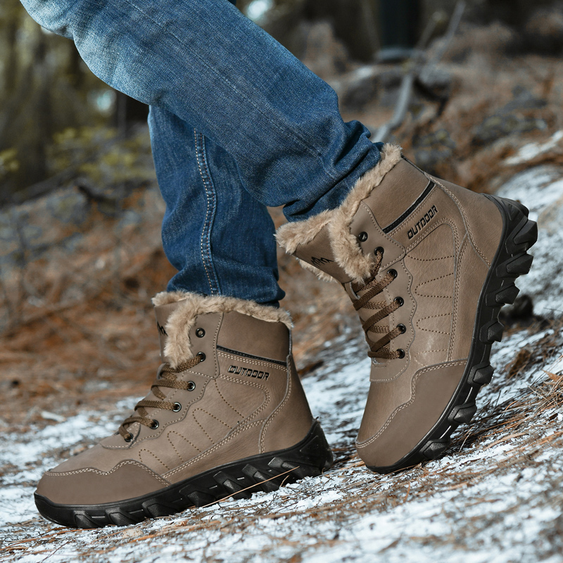 Bottes d'hiver pour hommes, ba - Men'S Accessories Leather avis et prix