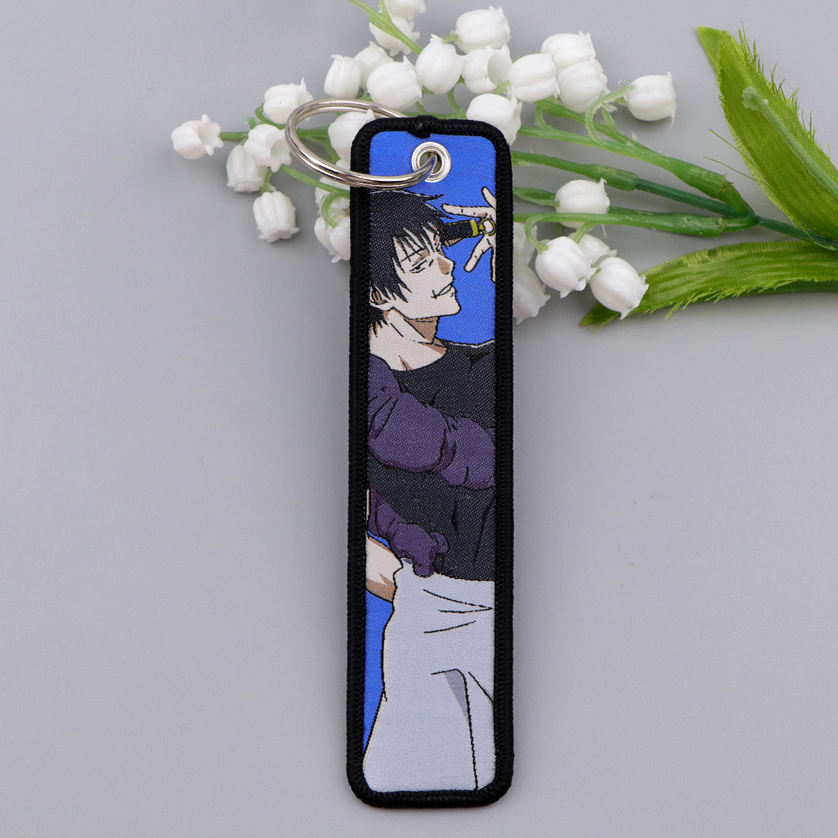 1 pièce Porte-clés brodé Anime - Men'S Accessories Rings avis et prix
