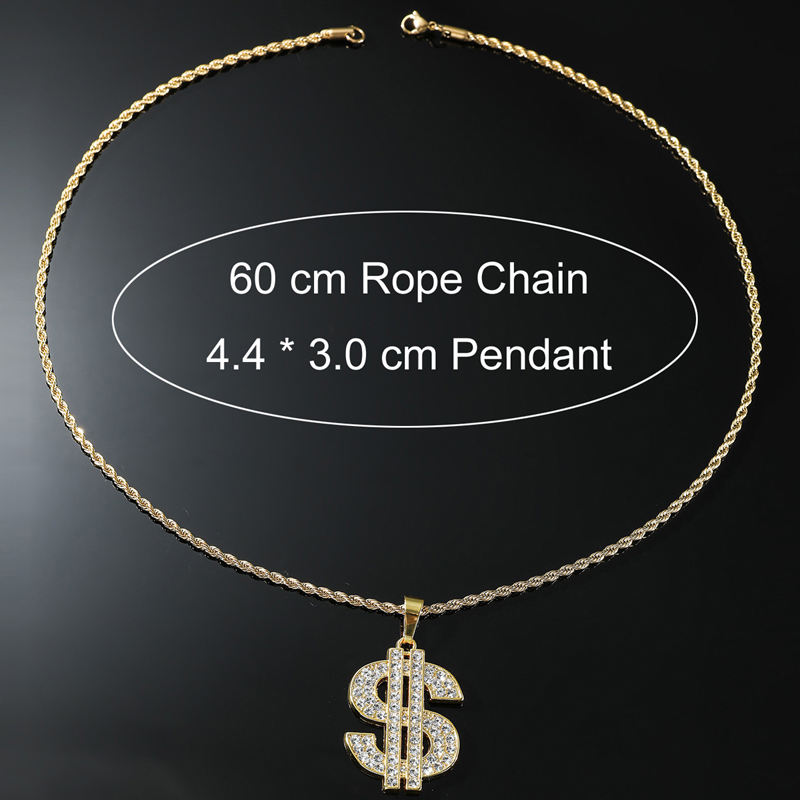 Collier signe dollar pour homm - Men'S Accessories In The 90S avis et prix