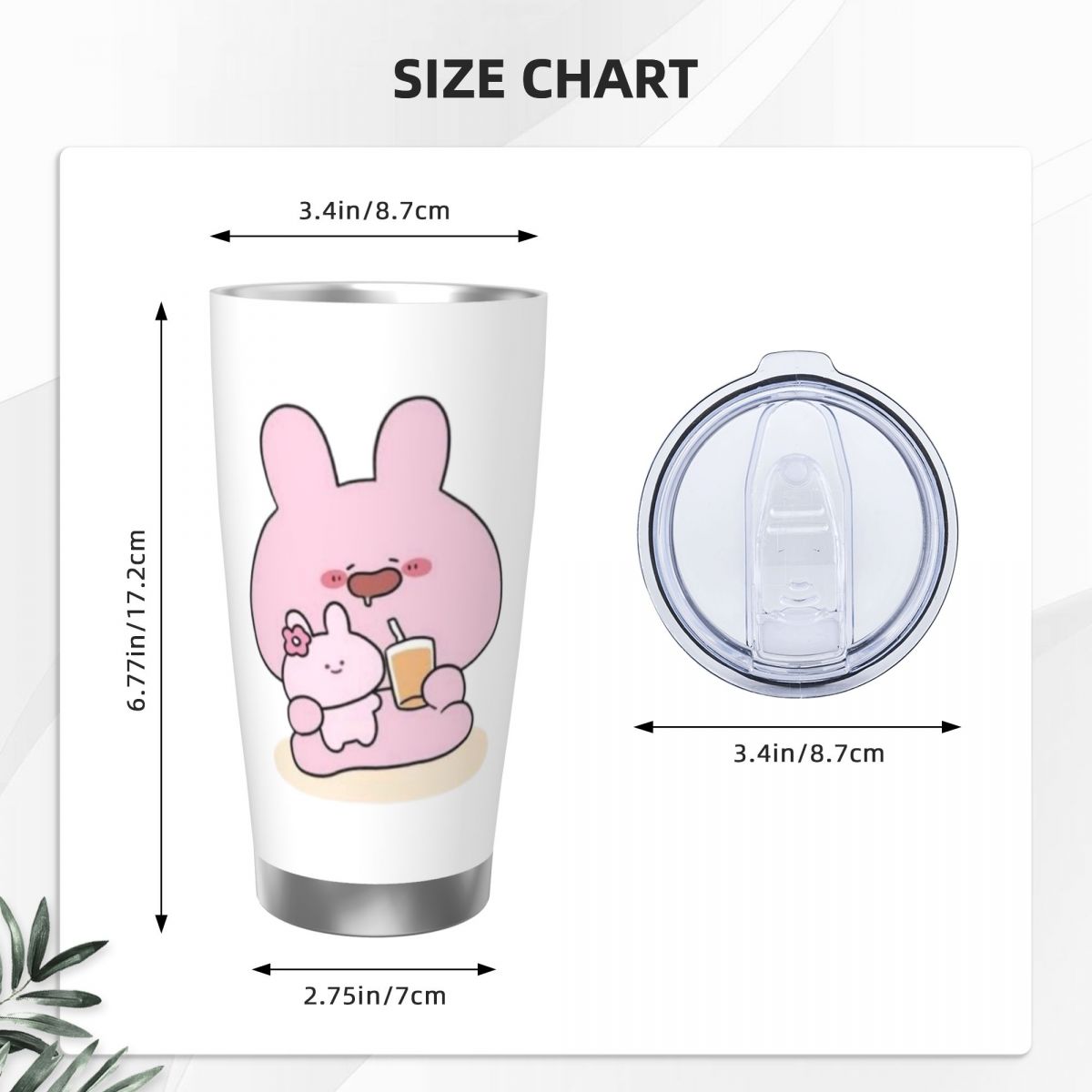 Asamimichaan Cute Asamimi Tass - Flask Stainless Steel avis et prix