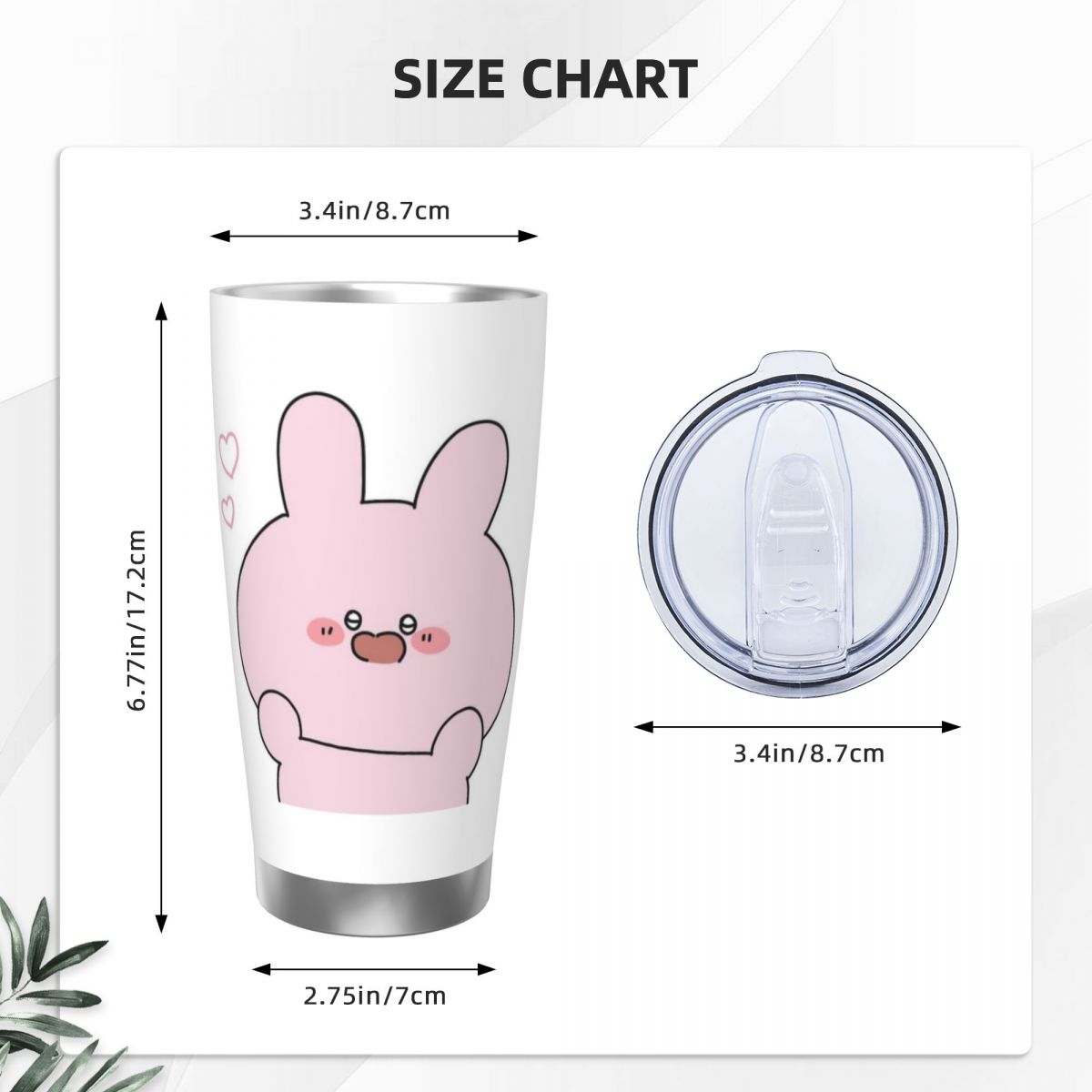 Asamimichaan Cute Asamimi Tass - Flask Stainless Steel avis et prix